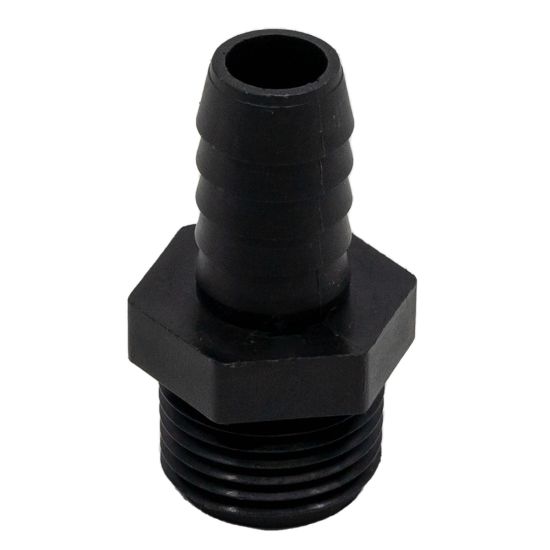 Image de Adaptateur Barbillon à Fileté Mâle NPT de 1/2" en Polypropylène Renforcé