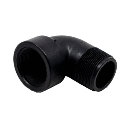 Picture of 1-1/2" Reinforced Polypropylene Elbow 90°, Male x Female NPT Threaded