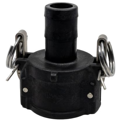 Image de Adaptateur 1-1/4" Camlock Femelle x Barbillon en Polypropylène Renforcé