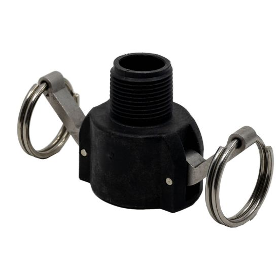 Image de Adaptateur 3/4" Camlock Femelle x Fileté Mâle NPT en Polypropylène Renforcé