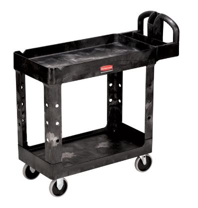 Picture of Utility Shelf Cart 18" x 39" x 33", Black