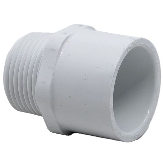 Picture of 1-1/2" PVC SCH40 Adapter Male NPT Thread x Socket