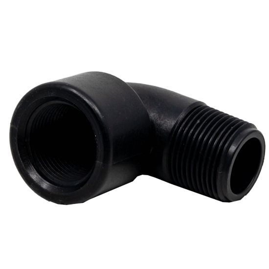 Picture of 1/2" Elbow 90°, Male x Fem NPT Threaded, Reinforced Polypropylene