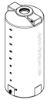 Réservoir Vertical Plastique 800 Litres