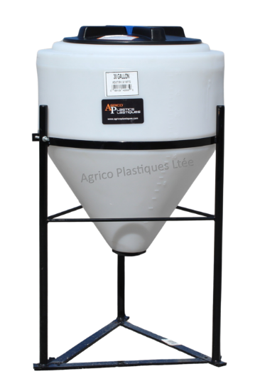 Réservoir Conique Plastique 30 Gallons