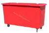 Chariot-Caisse Rouge en Plastique