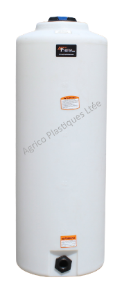 Réservoir Vertical 100 Gallons en Plastique