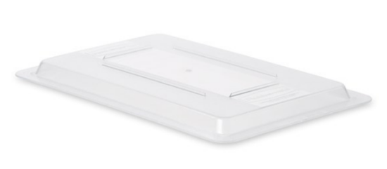 Couvercle Plastique Transparent pour Bac Alimentaire